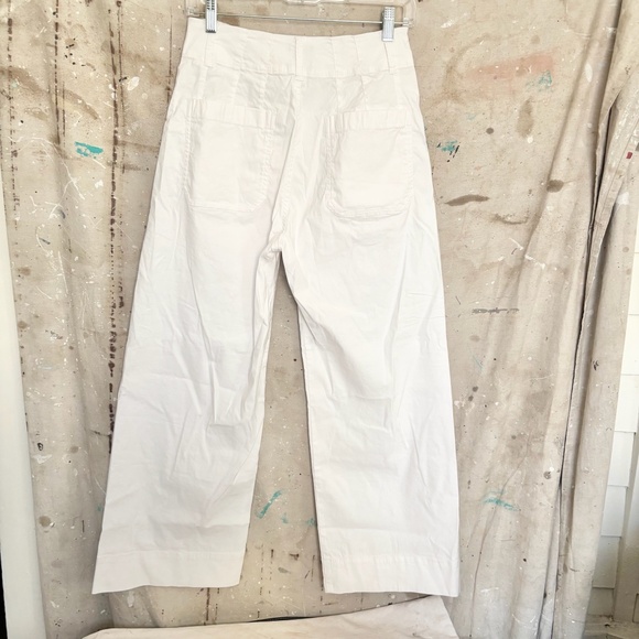Anthropologie Maeve the Colette Pant in Lightweight Linen Cotton Blend - Picture 4 of 5
